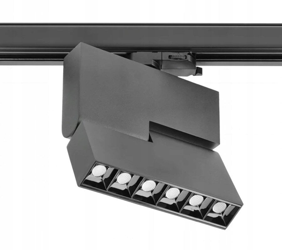 Изображение Oprawa na szynoprzewód 3-fazowy SIERRA 18W 1620lm 4000K AC220-240V IK09 k.czarny 5 lat gwar. XLD-SRA18WC-NB