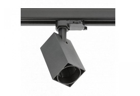 Picture of Oprawa na szynoprzewód LIMA,GU10,max.20W,AC220-240V,50/60 Hz,IP20,IK08,kwadrat,czarny