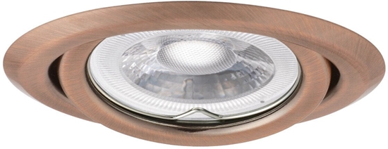 Изображение Oprawa punktowa ruchoma ARGUS II CT-2115-AN bez oprawki Gx5,3/GU10 max 10W IP20 mied matowa 37157