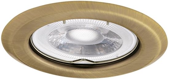 Изображение Oprawa punktowa staa ARGUS II CT-2114-BR/M bez oprawki Gx5,3/GU10 max 10W IP20 mosidz matowy 37151