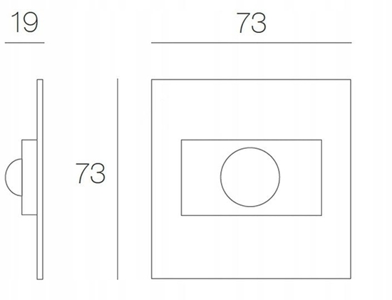 Picture of Oprawa schodowa SKOFF Oprawa Tango PIR 120 Motion Sensor (MD-TAN-K-0-1-ML-ML-01)
