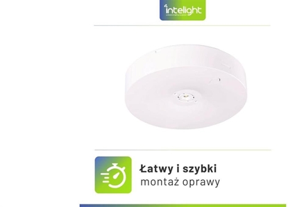 Picture of Intelight Oprawa sieciowo-awaryjna natynkowa Starlet Round LED SO 150 SA 3H AT IP20 / 91766