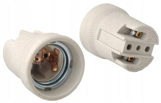 Picture of Oprawka ceramiczna E40, biaa