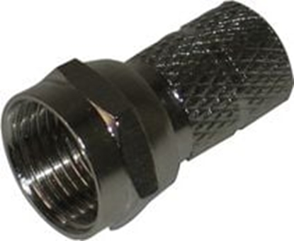 Picture of OPTIVA Wtyk F na kabel koncentryczny RG59 miedziany nakrcany (VOFRG59)
