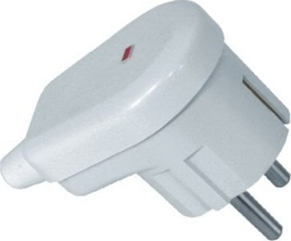 Изображение Orno Wtyczka ktowa 2P+Z z podwietleniem, biaa