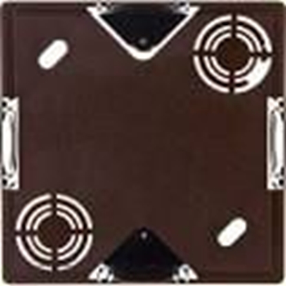 Picture of Ospel AKCENT Puszka natynkowa pojedyncza brzowa (PNP-AG/24)