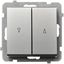 Picture of Ospel cznik aluzjowy Sonata 10AX 2200W srebro mat (P-7R/m/38)