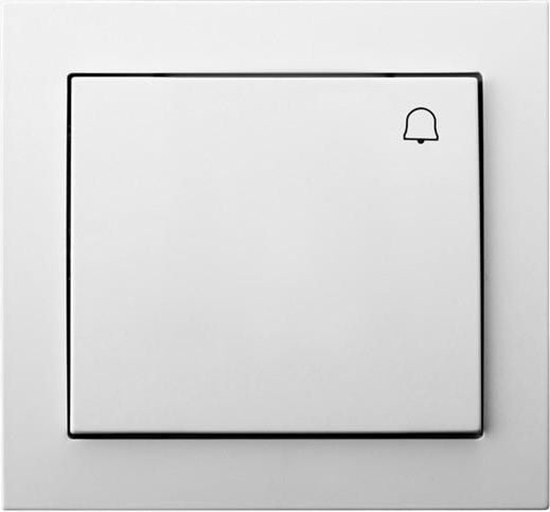 Picture of Ospel cznik dzwonek Kier pojedynczy biay (P-6W/00)