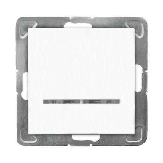 Picture of Ospel cznik jednobiegunowy IMPRESJA z podwietleniem biay P-1YS/m/00