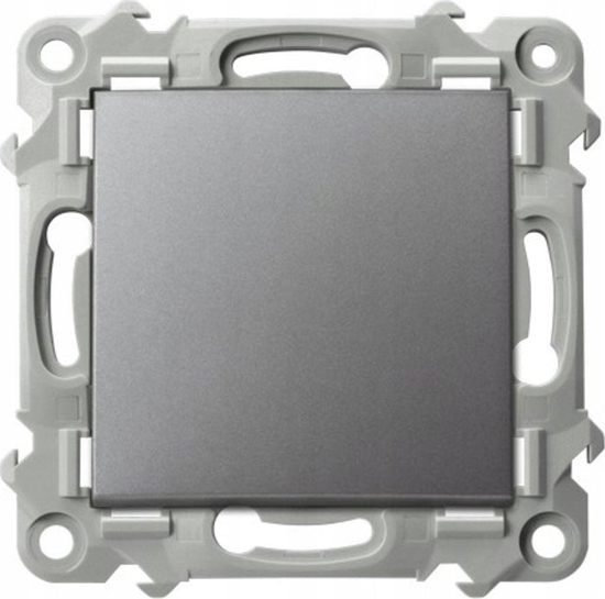 Picture of Ospel cznik jednobiegunowy Ospel Szafir P-1Z/m/70 szary mat