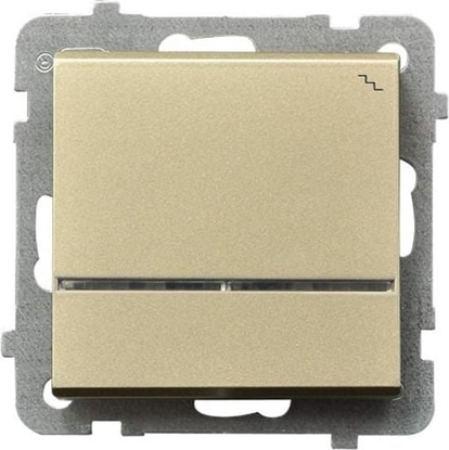 Picture of Ospel cznik schodowy Sonata pojedynczy 16AX IP20 szampaski zoty (P-3R/m/39)