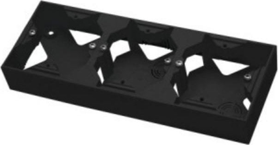 Picture of Ospel IMPRESJA Puszka instalacyjna do serii IMPRESJA potrójna czarny metalik PNP-3Y/33