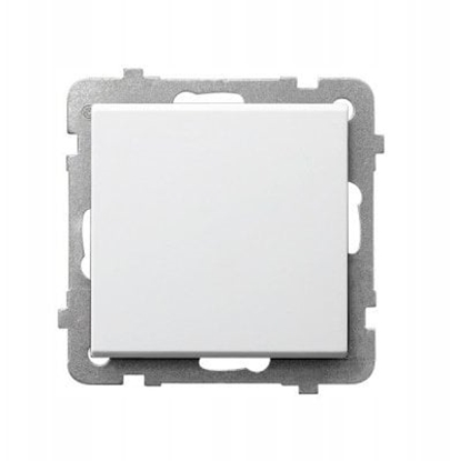 Attēls no Ospel SONATA cznik jednobiegunowy biay matowy P-1R/m/75