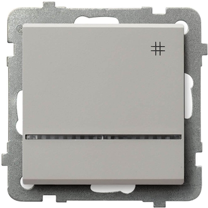 Attēls no Ospel SONATA cznik krzyowy z podwietleniem niebieskim kaszmirowy P-4RS/m/82