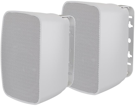 Picture of Paar Wandlautsprecher - 50 Watt Belastbarkeit - C-Halterungen enthalten - weiss