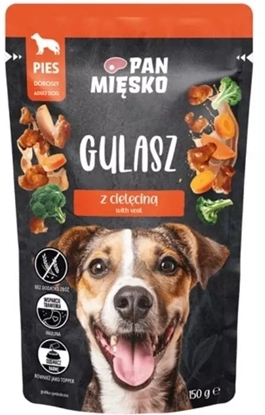 Изображение Pan Misko Karma mokra dla psa Gulasz z indykiem i cielcin (dorosy) 150g
