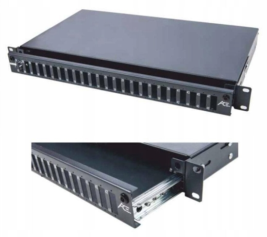 Picture of Panel 19 1U 24xSC duplex z prowadnic pusty P1-T240000-E-LV