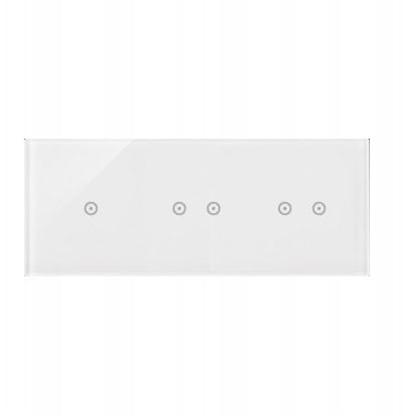 Изображение Panel dotykowy S54 Touch, 3 moduy, 1 pole dotykowe + 2 pola dotykowe poziome + 2 pola dotykowe poziome, biaa pera DSTR3122/70