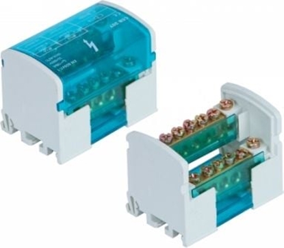 Изображение Pawbol Blok rozdzielczy 100A 500V 2P 7-zaciskowy E.4073