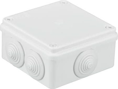 Изображение Pawbol Puszka n/t hermetyczna 80x80x40 klik 6 dawików IP44 szara (S-BOX 036)
