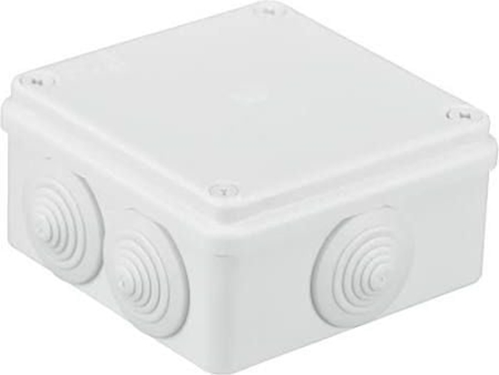 Изображение Pawbol Puszka n/t hermetyczna 80x80x40 klik 6 dawików IP44 szara (S-BOX 036)