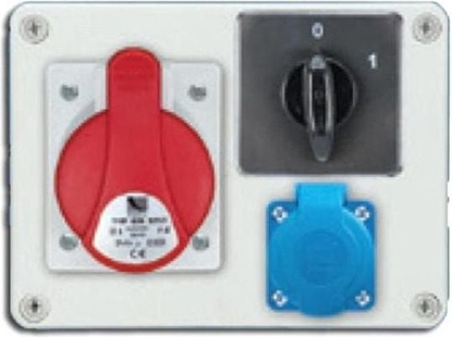 Изображение Pawbol Rozdzielnica stacjonarna R-BOX 190 1x16A/5P 1x250V wy. 0/1 IP44 (B.1093W)