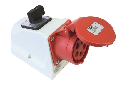 Изображение PCE Gniazdo Kombi z rozcznikiem 0-1 16A M25 16/5 400V IP44 915-6w