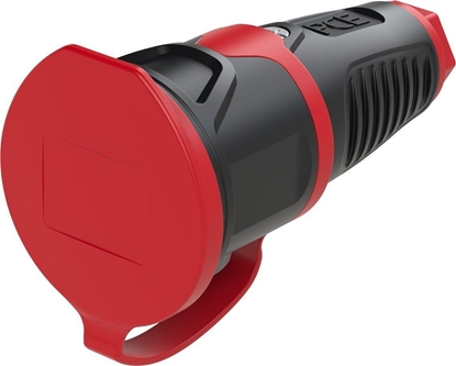 Picture of PCE Gniazdo przenone gumowe z zatyczk 16A 2P+Z SCHUKO 230V VDE IP54 TAURUS2 2511-sr
