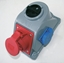 Picture of PCE Gniazdo stae z wycznikiem Combo-Pol 32A 400V 3P+Z+N 2x230V IP44 96062542W