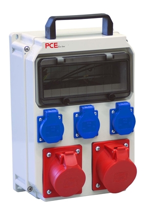 Picture of PCE Rozdzielnica przenona HEL 10M 2x32/5 3GS 230V IP54 ECOline* 90EKO002