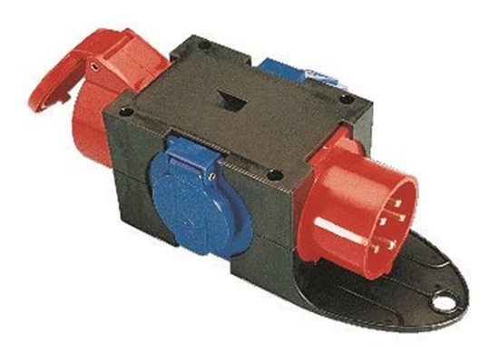 Изображение PCE Rozdzielnica przenona z tworzywa Pieszyce 16/5 2xGS IP44 9430003W