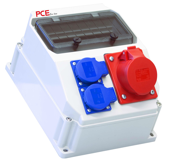 Picture of PCE Rozdzielnica stacjonarna typ Lublin 9M 16/5 2GS 230V IP54 ECOline* (90EKO007)
