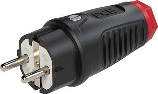 Picture of PCE Wtyczka gumowa 16A 2P+Z 230V SCHUKO VDE IP54 /guma-poliamid/ TAURUS2 0511-sr