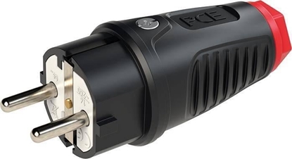 Picture of PCE Wtyczka gumowa 16A 2P+Z 230V SCHUKO VDE IP54 /pena guma/ TAURUS2 0512-sr