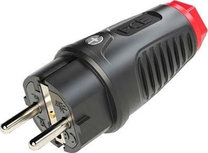 Picture of PCE Wtyczka gumowa 16A 2P+Z 230V UNI-SCHUKO IP54 TAURUS2 0521-sr