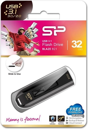 Picture of Pendrive Silicon Power Blaze B21, 32 GB  (SP032GBUF3B21V1K)