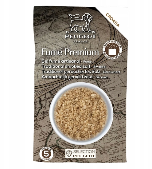 Picture of Peugeot Sól, 150 gr, chorwacka, Smoked Salt
