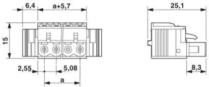 Picture of Phoenix Contact cznik wtykowy pytek drukowanych FKC 2,5/ 2-ST-5,08-RF (1925692)