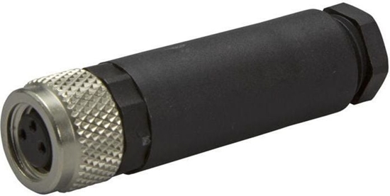 Picture of Phoenix Contact Gniazdo wtykowe 3-pinowe proste M8 mosidz przycze 0,14-0,5mm2 SACC-M 8FS-3CON-M-SW (1506888)