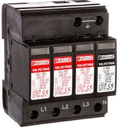 Attēls no Phoenix Contact Ogranicznik przepi typu 2 4P 40kA 1,35kV 275V (2838209)