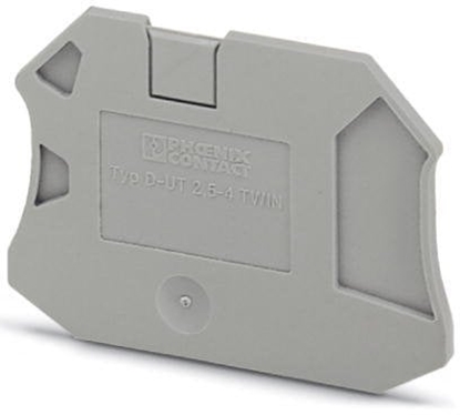 Picture of Phoenix Contact Pokrywa szara zamykajca 2,2x57,8x47,5mm D-UT 2,5/4-TWIN 3047141