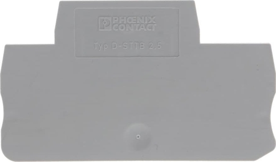 Picture of Phoenix Contact Pokrywa zamykajca 67,5x2,2x47,5 mm szara D-STTB 2,5 3030459