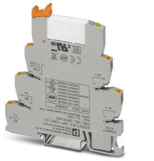 Picture of Phoenix Contact Przekanik interfejsowy z zaciskami push-in 1P 6A 24V DC PLC-RPT 24DC/21 2900299