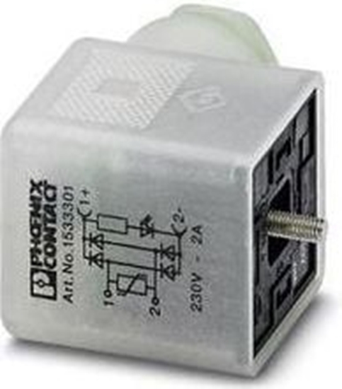 Picture of Phoenix Contact Wtyk zaworowy 3P typ A z zasilaczem LED SACC-V-3 CON-PG9/A -1L-SV 24 (1527919)