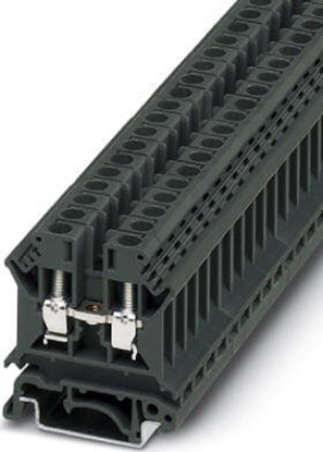 Picture of Phoenix Contact Zczka szynowa 2-przewodowa 6mm2 41A 800V ciemno szara TB 6 I Essential 3000486