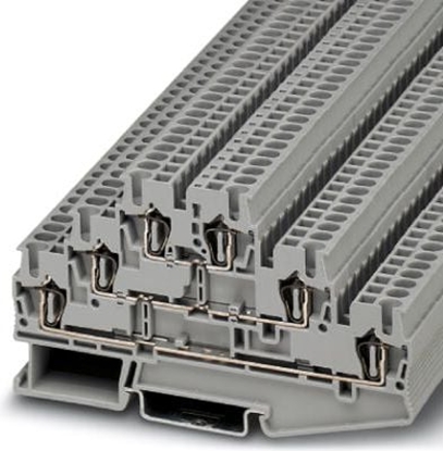 Picture of Phoenix Contact Zczka szynowa 3-pitrowa 0,08-4mm2 ST 2,5-3L szary (3036042)