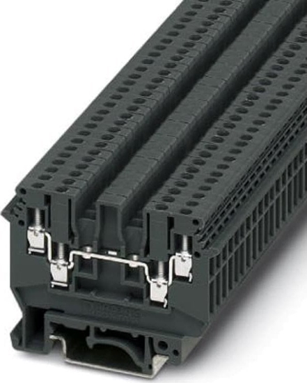 Изображение Phoenix Contact Zczka szynowa 4-przewodowa 2,5mm2 24A 500V ciemnoszary TB 2,5-QUATTRO I Essential 3246492