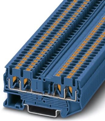 Изображение Phoenix Contact Zczka szynowa 4-przewodowa 4mm2 PT 2,5-QUATTRO BU niebieski (3209581)