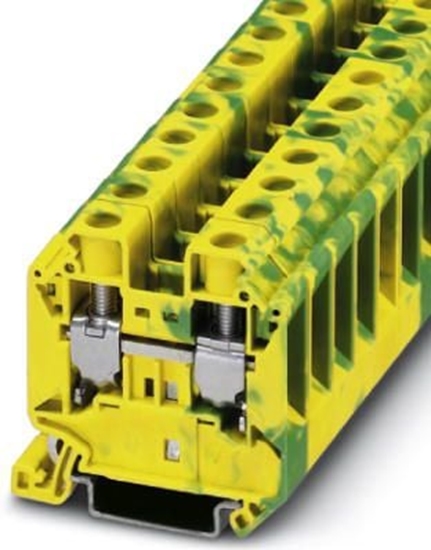 Picture of Phoenix Contact Zczka szynowa ochronna 1,5-25mm2 UT-16-PE zielono-óty (3044212)