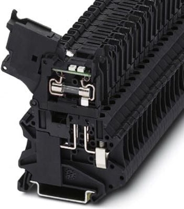 Изображение Phoenix Contact Zczka szynowa z bezpiecznikiem 5x20 2-przewodowa 0,14-6mm2 UT 4-HESILED 24 (3046090)